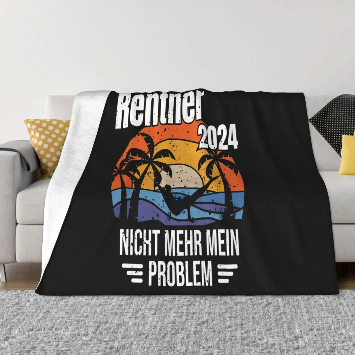 Rentner Ruhestand Nicht Mehr Mein Quilt Blankets Winter Blankets Thin Wadding Blanket Throw Blanket