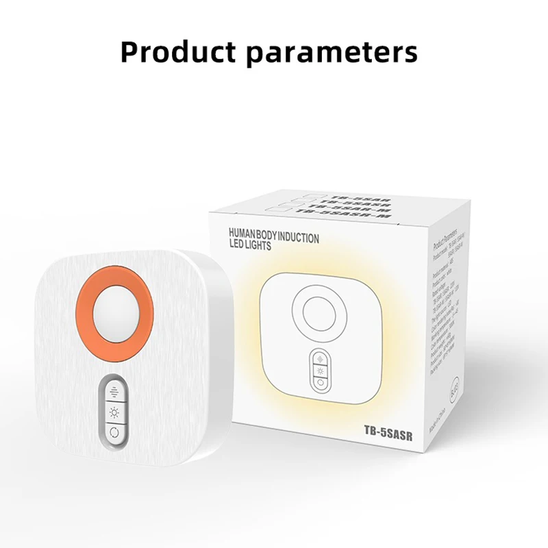 Led regulável ultra-silencioso design sem fio esportes sensor de movimento luz noturna inteligente sensor de corpo humano luz noturna