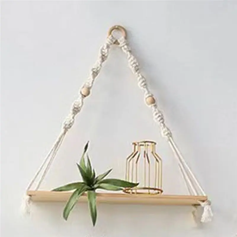 J1UL1N Shelf Boho Decor Shelves On Wall Wood Decoration For Bedroom Living Room