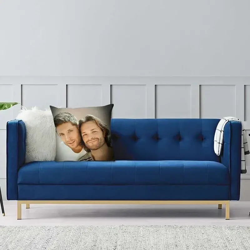 أغطية وسائد عرض تلفزيوني خارق ، ديكور غرفة المعيشة ، وسادة مربعة حديثة ، وسائد خارجية #5