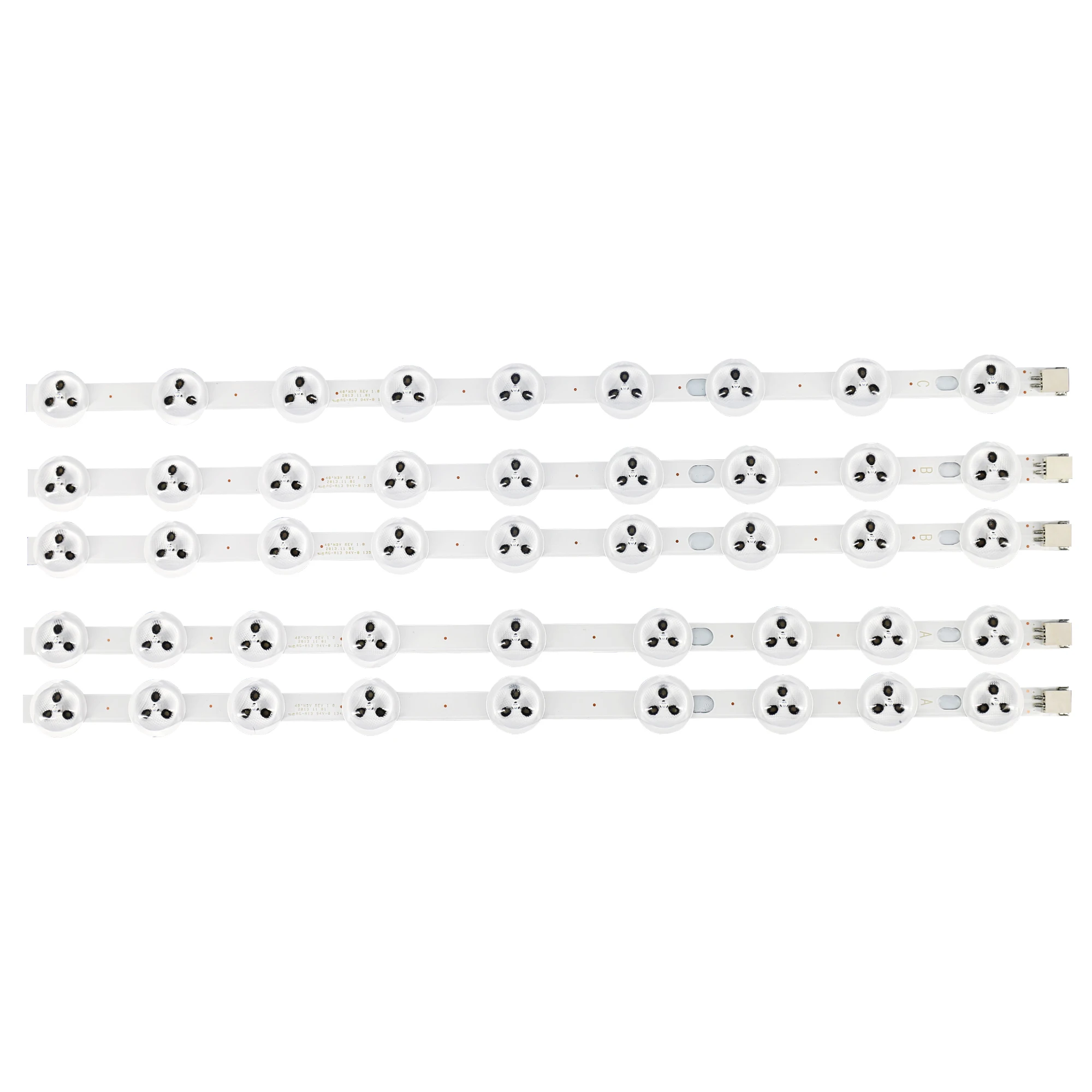 

New 5pcs LED Backlight Strip For 40" NDV REV1.0 ABC 39PF3025D 40L1333DB P40LED13 VES390UNDC-01 VES400UNDC-01 VES400UNDS-02 03