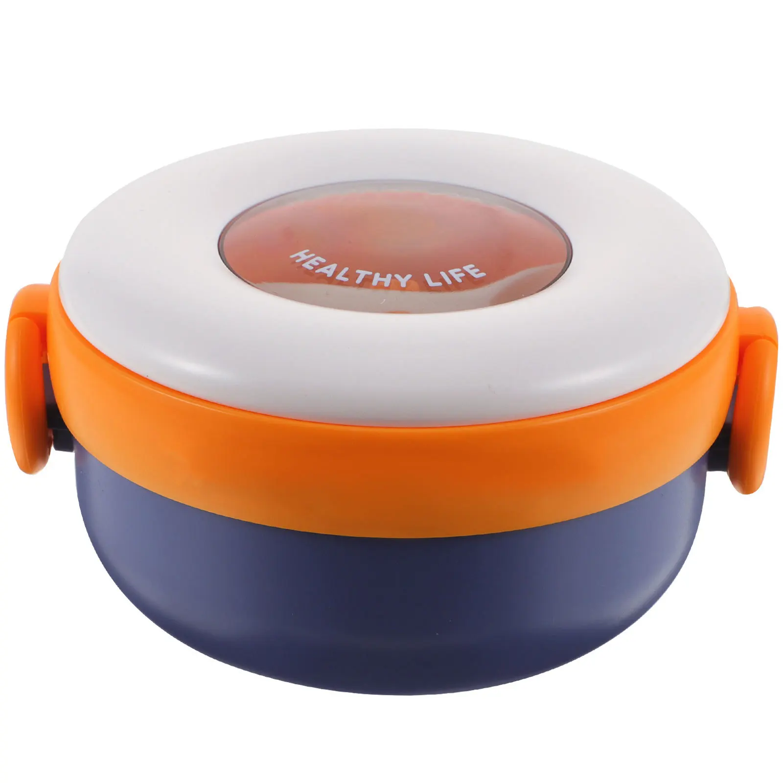 

Stainless Steel Bowl 940ml Food Grade PP Material Dinnerware Portable Heating Scissors Included