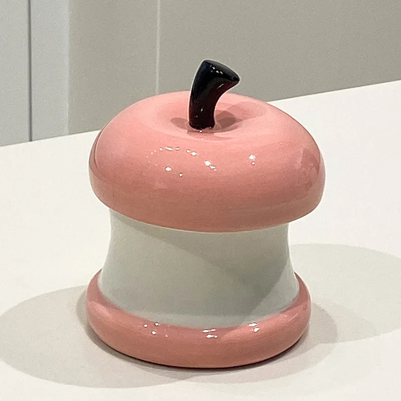 Creative Cute Ashtray Living Room Desktop Decoration Ceramic Ashtray High Appearance Level Home Office Personality Storage Box