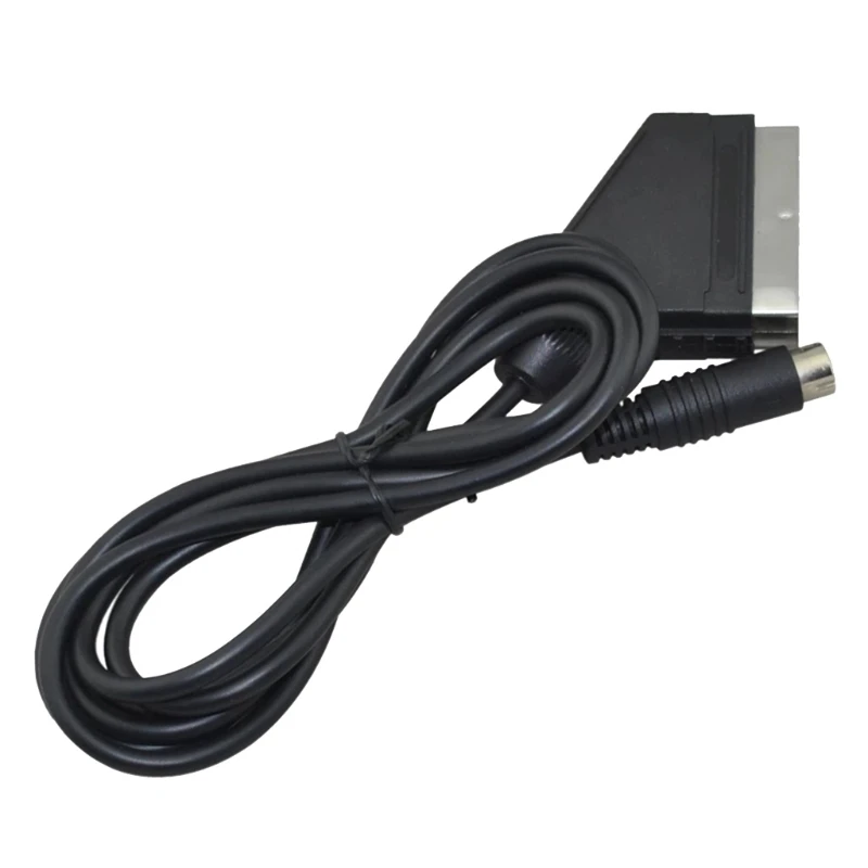 2024 New 1.8m RGB Scart Cable Cord Wire with High-definition& High-resolution Stable Transmission for Sega for Saturn