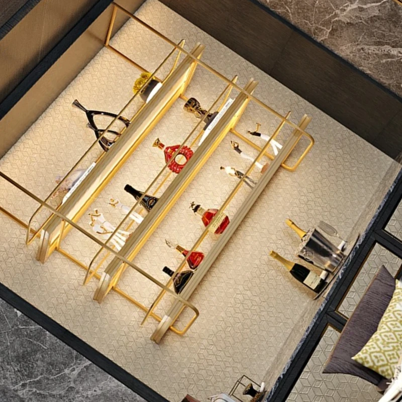 

Mount Wine Rack Wall Narrow Living Room Square Luxury Cabinet Single Glass Display Cabinet Meuble Rangement Motorhome Furniture