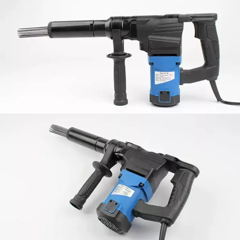 1pcs Derusting Electric Jet Chisels Hand-Held Electric Needle Scaler Rust Removal Cleaning Machine
