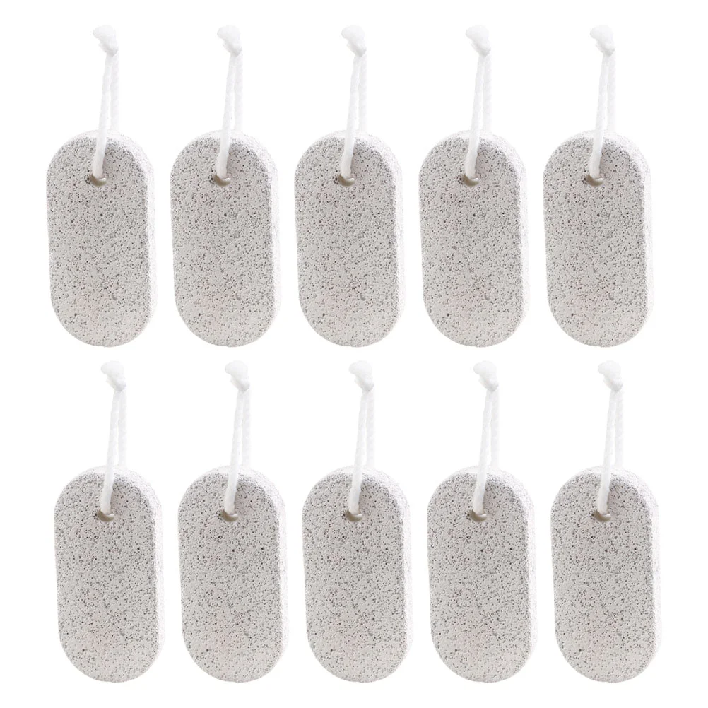 20 PCS Pumice Stone Foot Care Stones Pedicure Tools Durable Callus Removers File Grey Grinding Dead Skin Trimmers