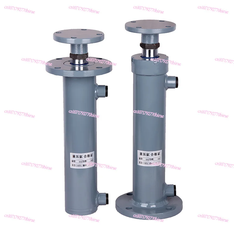 5 Ton Flange Two-way Hydraulic Cylinder Single  Small  Lifting Heavy Duty Electric One-way Manual Miniature
