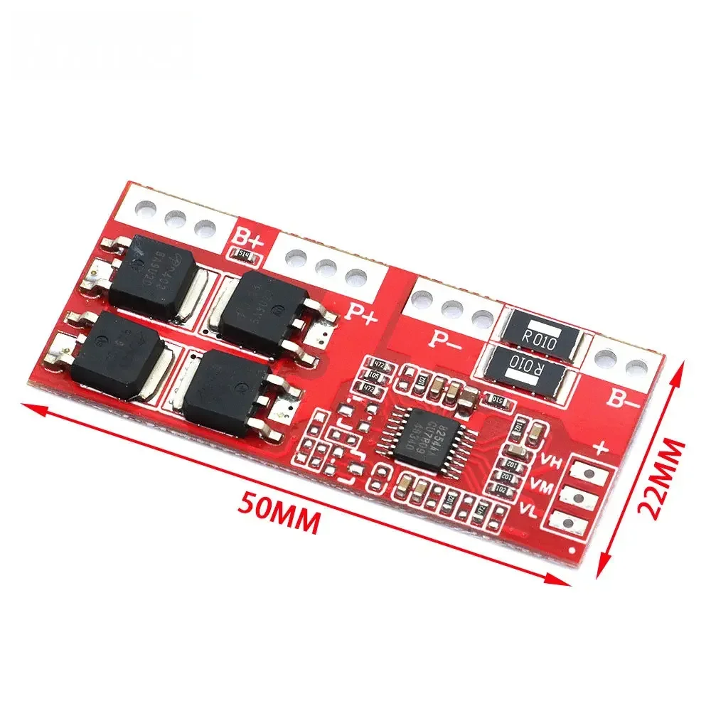 4S 30A 14,4 V 14,8 V 16,8 V Batteria al litio agli ioni di litio corrente 18650 BMS Scheda di protezione del caricabatterie