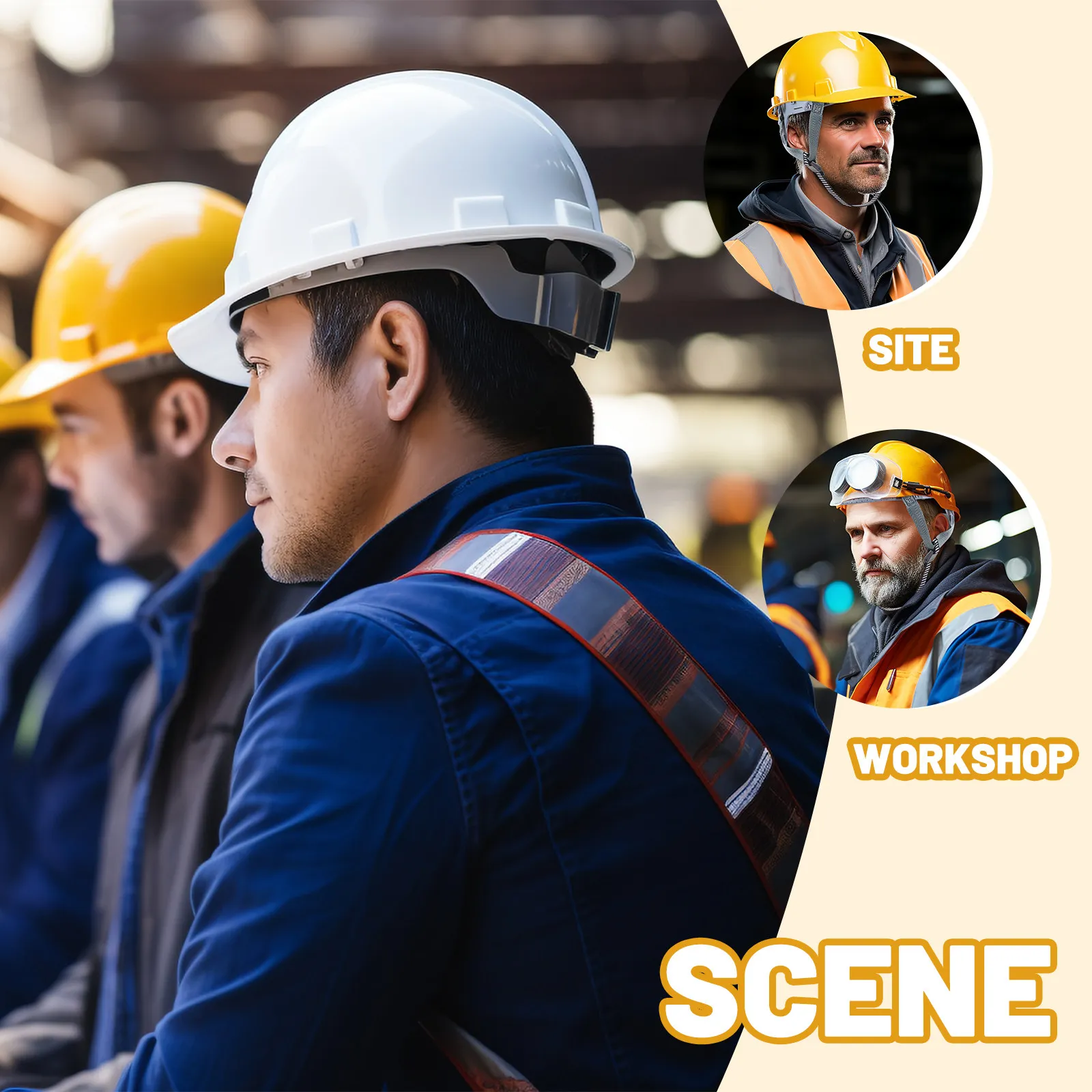 Safety Liner Replacement Hard Hat Insert with Bump Protection Comfortable Fit for Industrial Construction Workshop Use