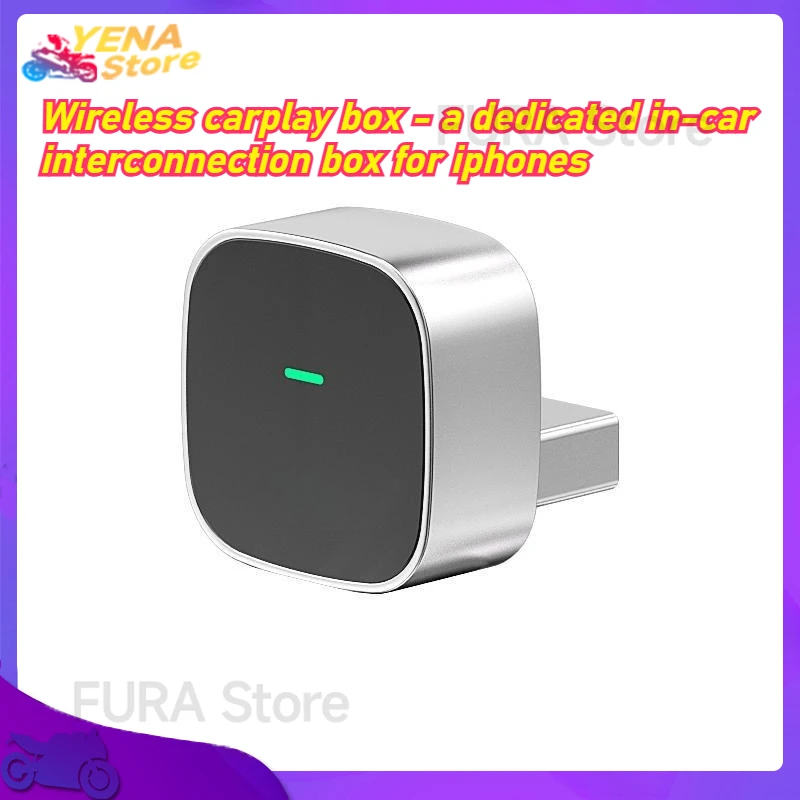 

The wireless Carplay adapter with a metallic texture and ultra-thin body is suitable for Honda, Toyota and Volkswagen vehicles