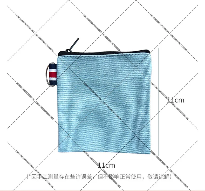 سنوبيس صغيرة سستة نمط المحفظة سيدة الطازجة قماش يده المحمولة محفظة نسائية للعملات المعدنية شخصيات كرتونية فتاة سماعة حقيبة تخزين المال #4