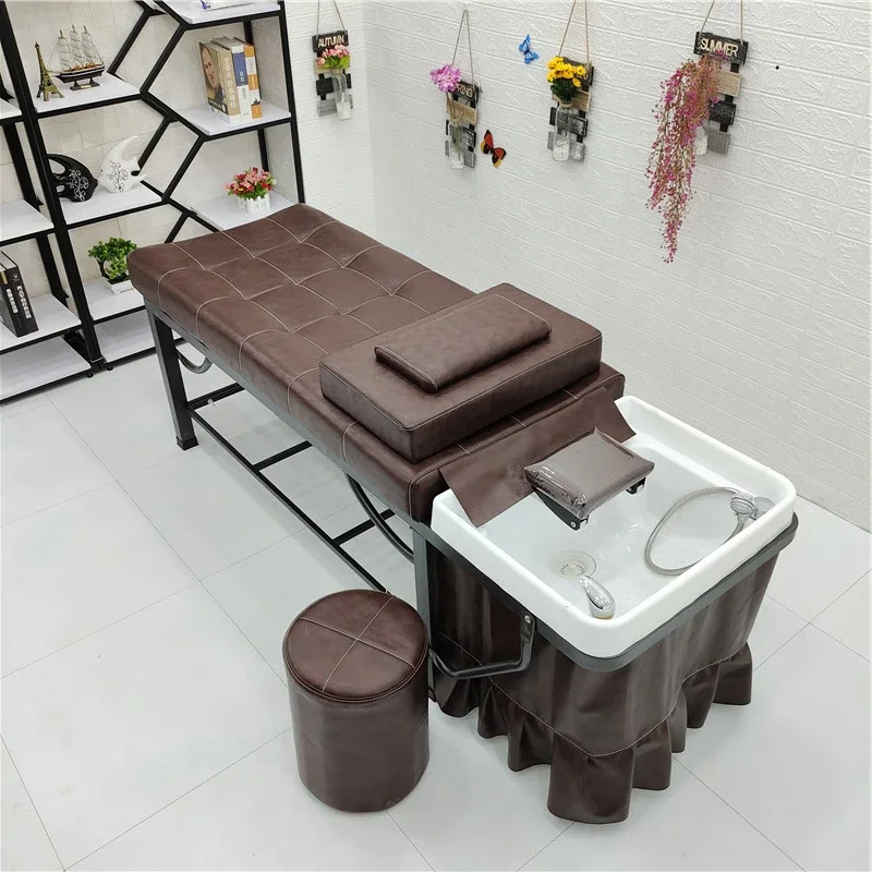

Recliner Shower Shampoo Chairs Multifunctional Hairdressing Styling Chair Dedicated Meuble Salon Cadeira Salon Furniture