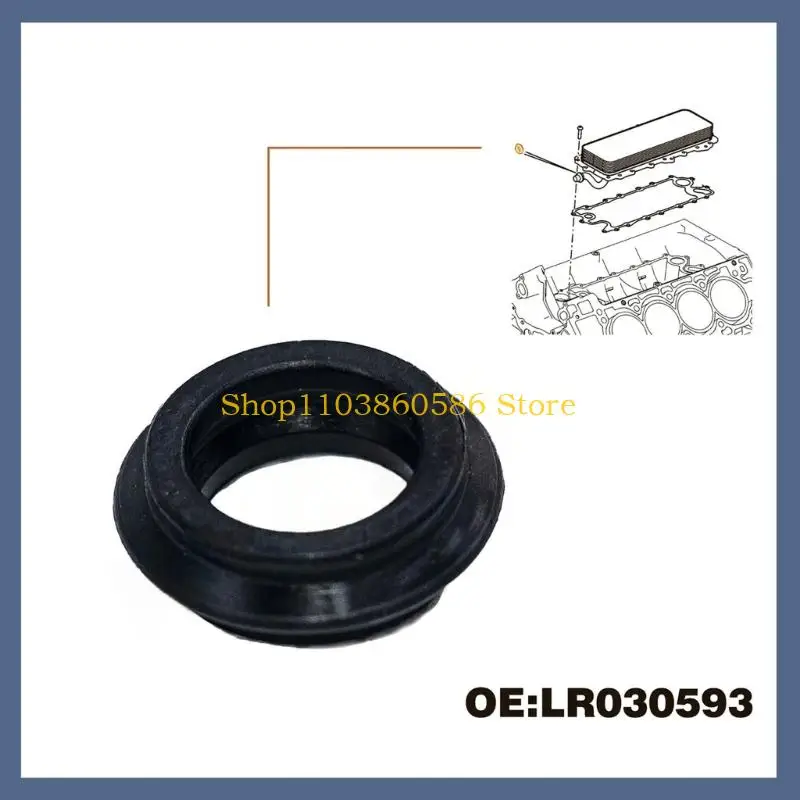 242A Premium Plastic Engine Component Oil Cooling Outlet Pipe Seal Gasket Ringing LR030593 For Premium SUV Cooling Systems