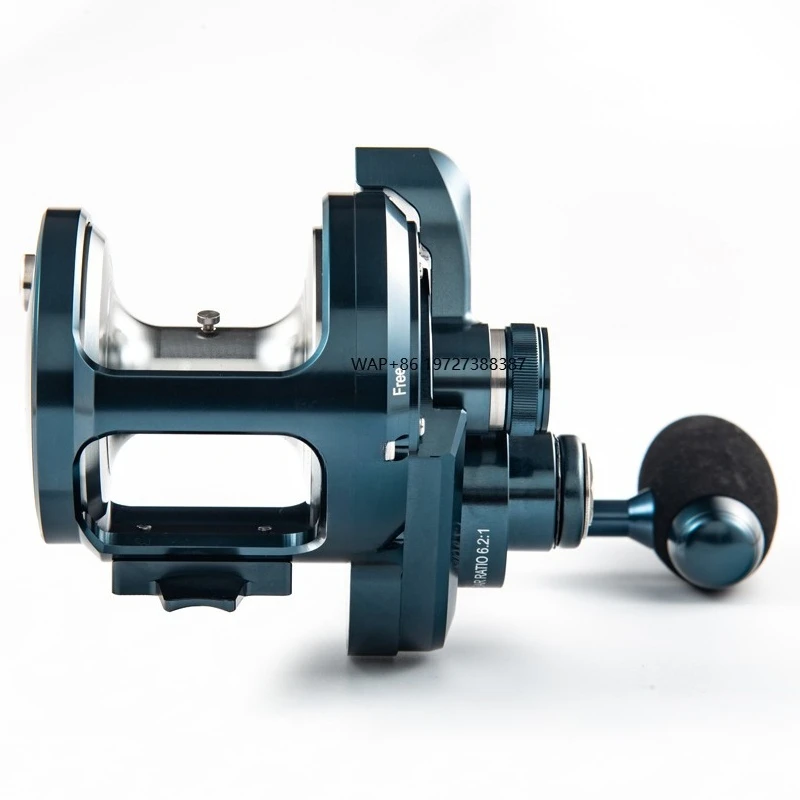 

Hot Lurekiller NT200HG/300HG Metal Wheel Spinning Reel 6.2:1 Brake 30KG Left Right Hand Slow Jigging for Fake Bait