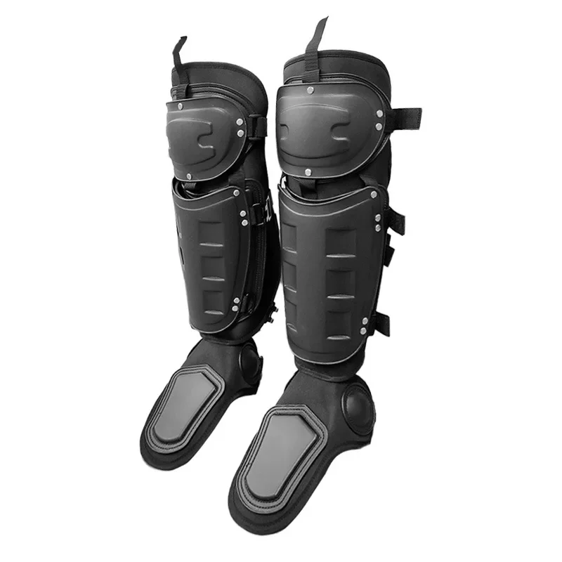 Leg Protection Armor Guards Tactical Legs Armour Anti Riot Suits Supplies Full Body Leg Support and Knee Pads Security Equipment