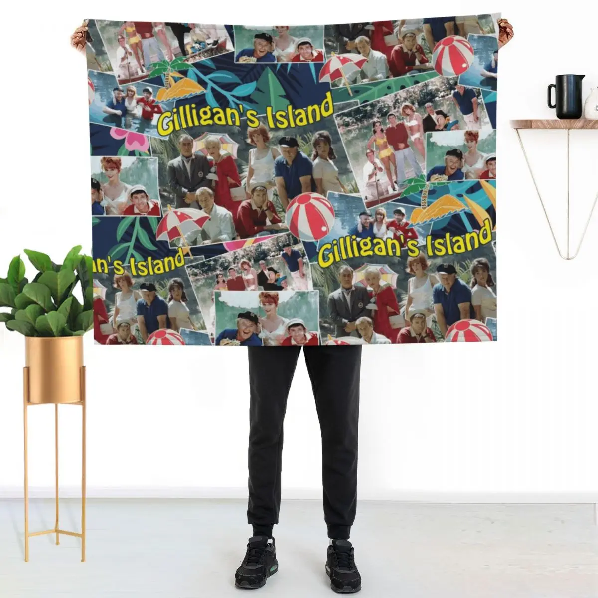 

Gilligan's Island, series Throw Blanket Warm Cozy Throw Blanket for Living Room Couch