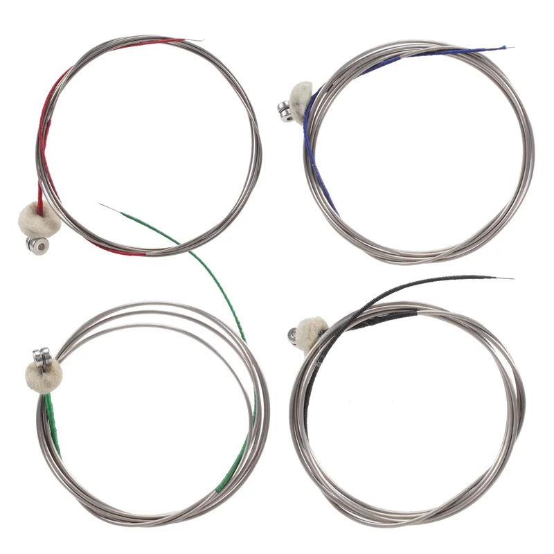 4Pcs/Set Upright Bass Strings Double Bass Strings 4/4 3/4 1/2 1/4 1/8 Size 1Th 2Rd 3Nd 4St Contrabass Strings - Image 5