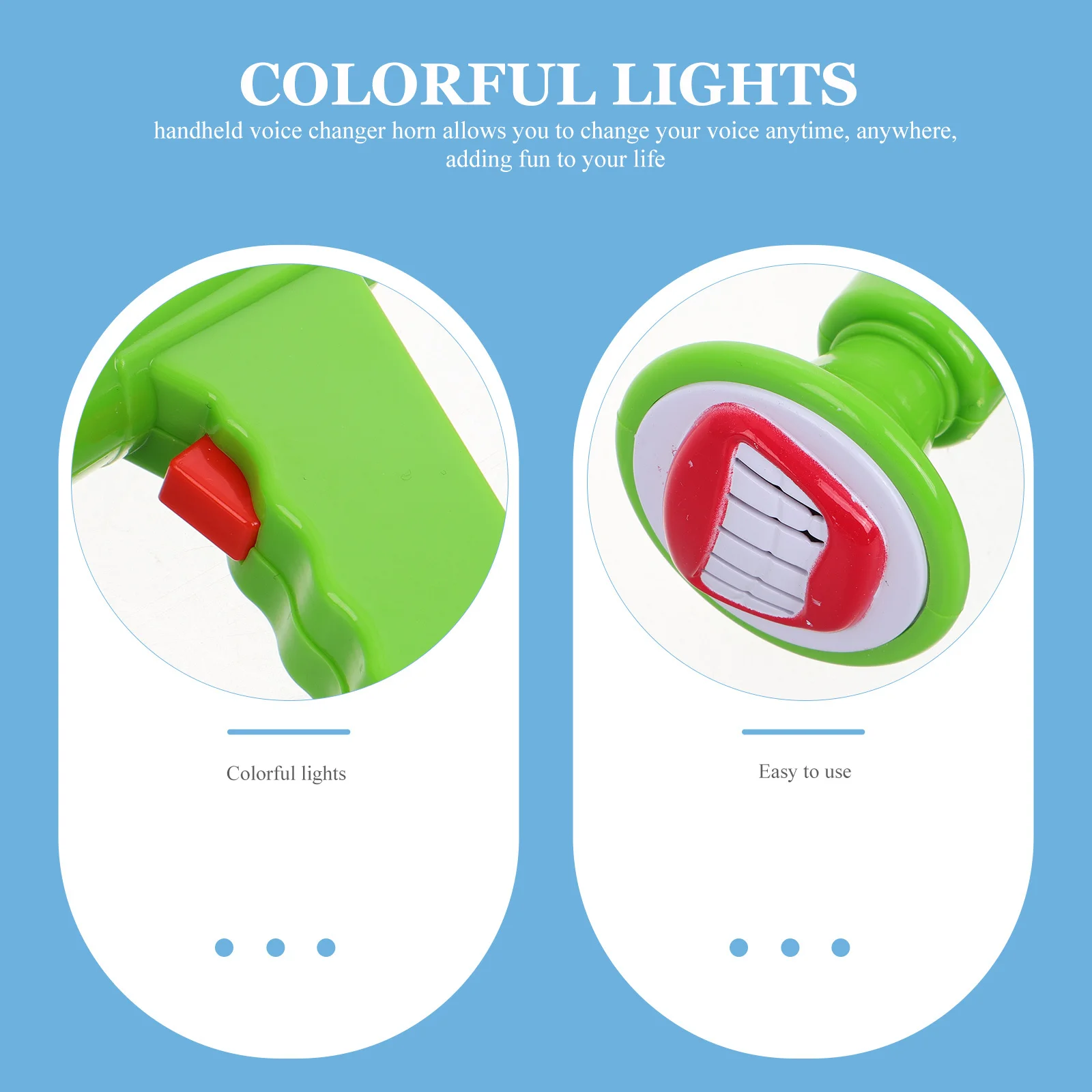 مكبر صوت محمول بمظهر الفم ومكبر صوت عالي الصوت لأداء مرحلة الحفلات وتغيير الصوت #4