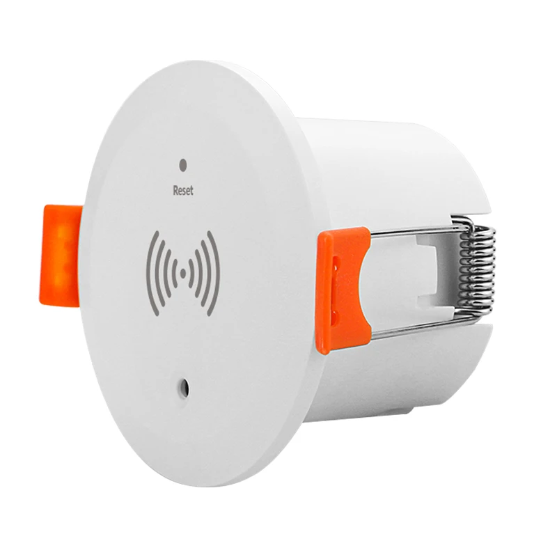 Ceiling Mount 24G Millimeter Wave Presence Sensor for Zigbee Networks Featuring Light Sensing for Tuya Integration