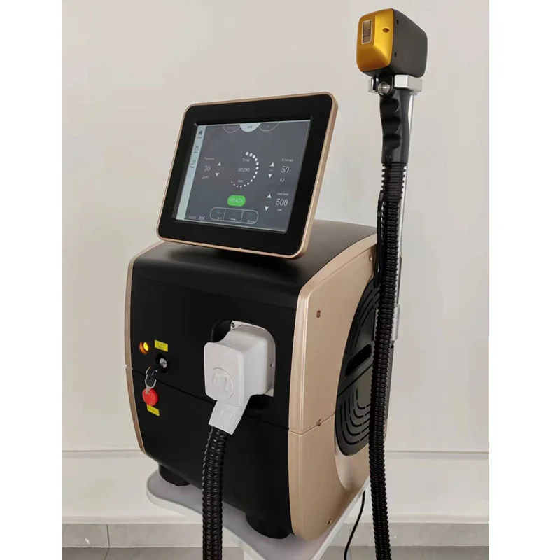 Diode Laser Hair Removal Machine Depiladora Laser 808NM 755NM 1064NM  Tender Skin Safe Painless Permanent Depilation High Power