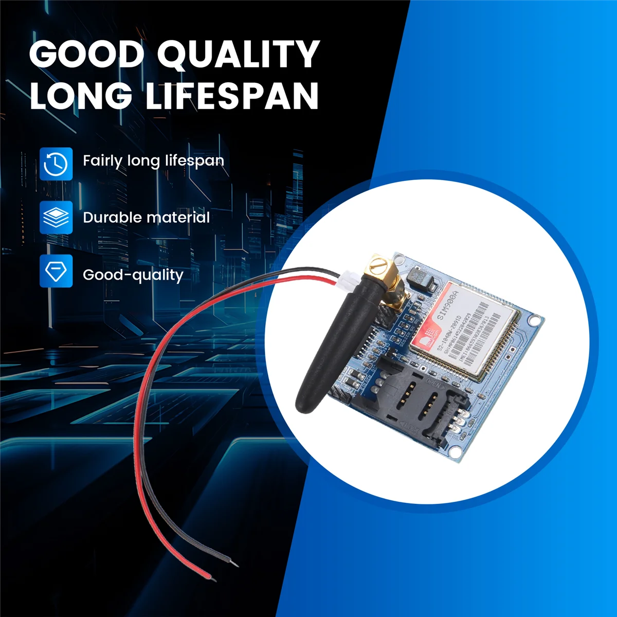 Efficient Sim900A Wireless Data Transfer Module / SMS / Development Board Kit