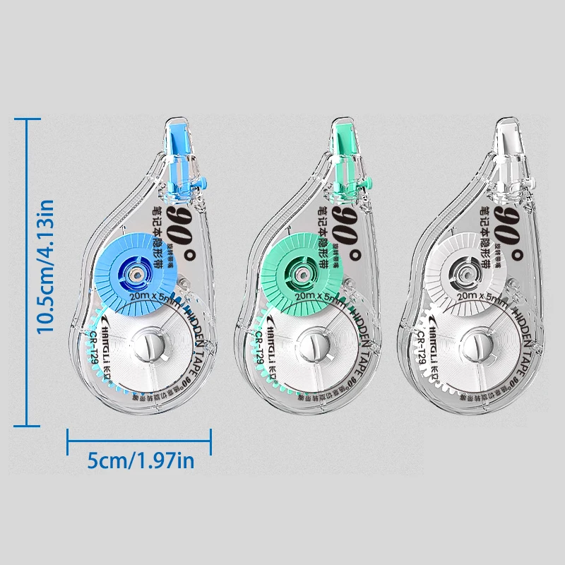 New invisible correction strap, 20m * 0.5cm large capacity, an auxiliary tool for notebook writing correction