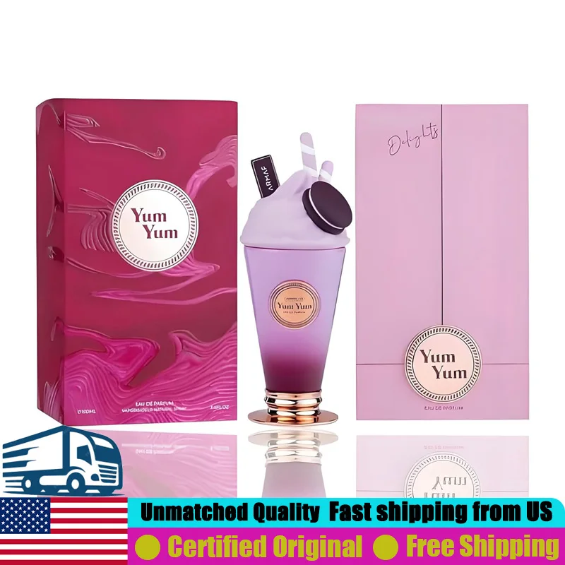 

Armaf Yum Yum Eau de Parfum Spray 100 ML Premium Arabian Perfumes 3.4 Oz Long-Lasting Floral Fruity Pheromones Perfume for Women
