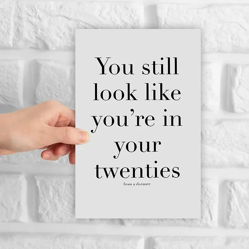 قطعة واحدة من بطاقة عيد الميلاد المضحكة مناسبة لصديقك للاحتفال بعيد الميلاد الثلاثين. هدية مثالية للعائلة والأصدقاء. #4