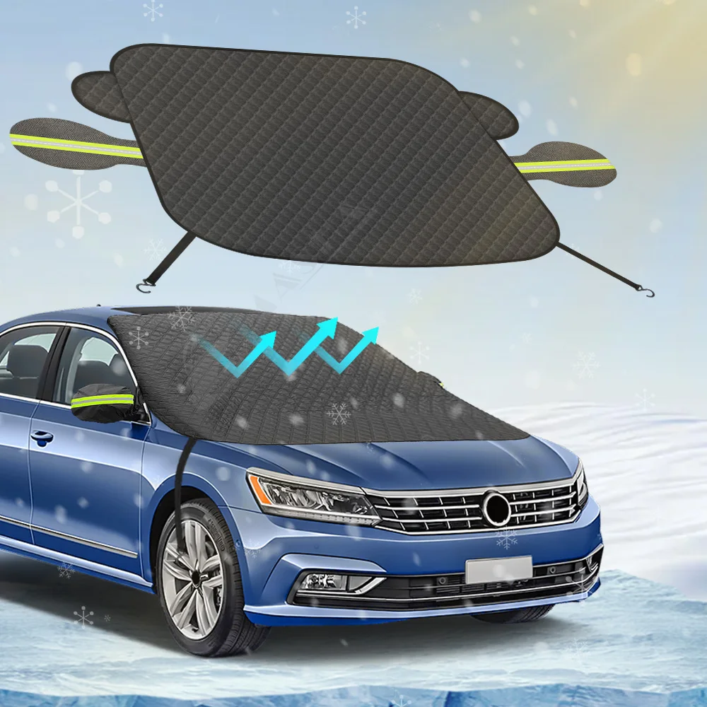 

For VW PASSAT B5 B5.5 B6 B7 B8 2012-2024 2025 Car Windshield Snow Sun Shade Automobile Magnetic Cover Front Windscreen Cover