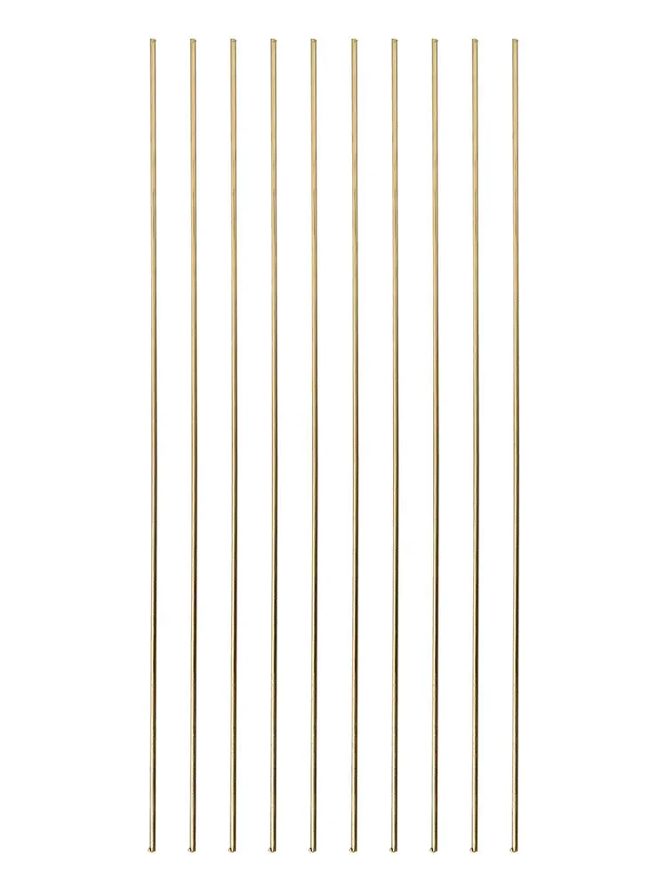Alambre de soldadura de electrodo de cobre de 10 piezas, varilla de soldadura de latón de 1,6x250mm, baja temperatura, barra de soldadura de fusión fácil para herramienta de reparación de soldadura