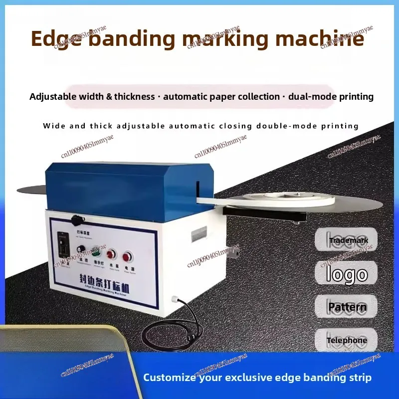 Edge banding marking machine Furniture printing letters Automatic hot pressing coding machine