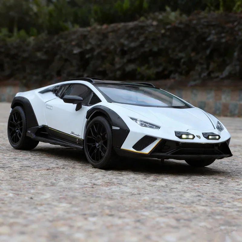 

1:18 Lamborghini Huracan Sterrato Alloy Sports Car Model Diecasts Metal Track Racing Car Vehicles Model Simulation Toy Gift