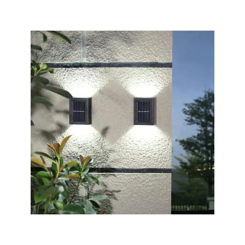 

Наружные солнечные палубные фонари для ступеней садовой дорожки — комплект из двух ламп для лестниц и забора