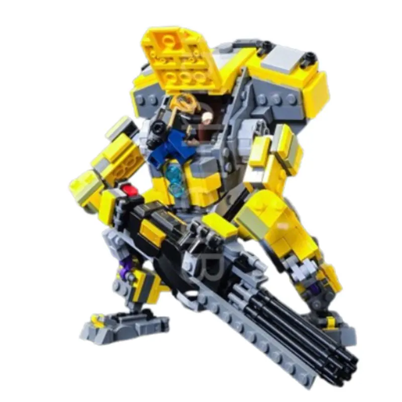 661PCS MOC- 207291   Bloques de construcción Titan del líder de la legión de la serie Mecha, modelo DIY, montar ladrillos, juguetes rompecabezas de alta dificultad,