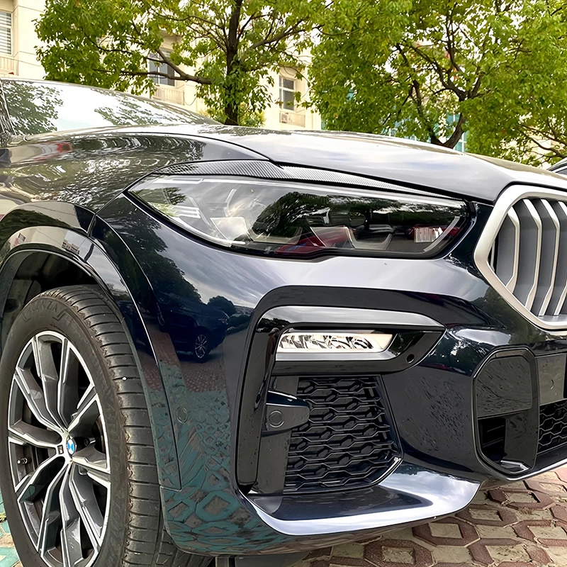 سيارة العلوي الحاجبين لسيارات BMW X5 G05 X6 G06 2019 2020 2021 2022 2023 2024 2025 الجفون تقليم السيارات الجسم أطقم اكسسوارات السيارات