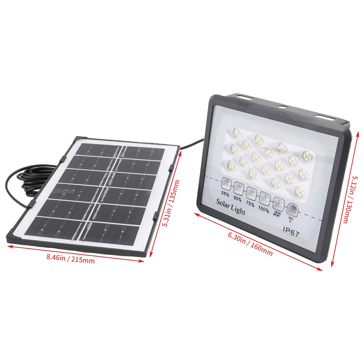 

Solar Lights Outdoor Garden Solar Lamp IP67 Waterproof LED Solar Lights Sunlight Wall Lamp External Spotlight