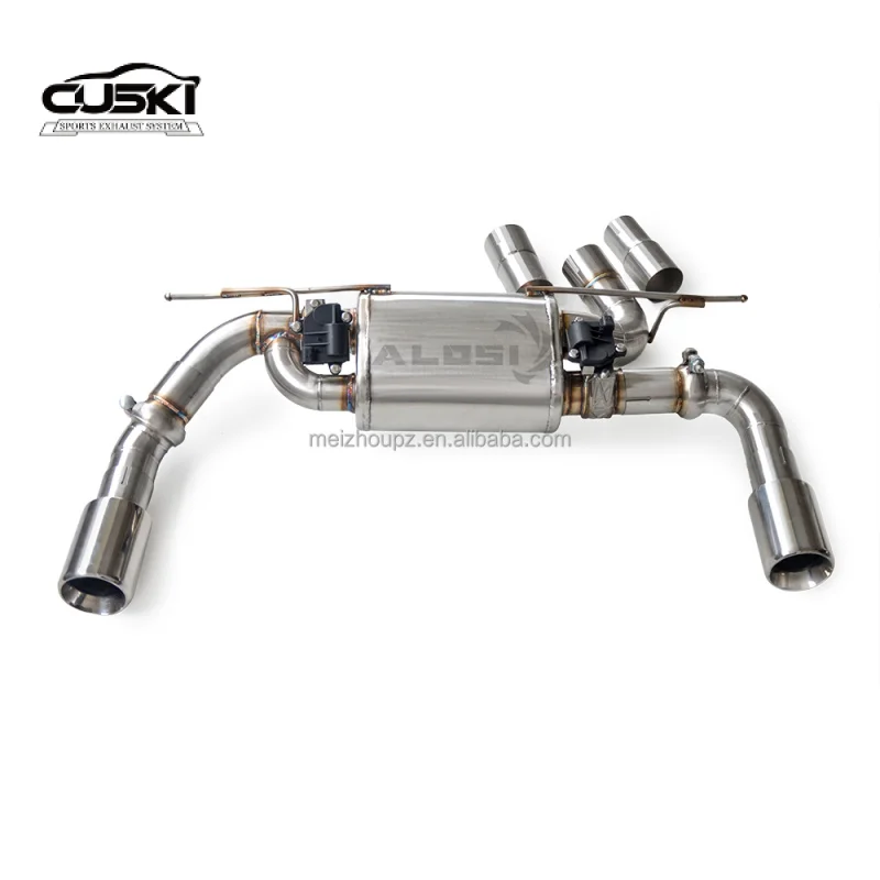 Tubo de escape cat-back para bmw 330i 340i f30 2.0t 2013-2018 sistema de escape de válvula inteligente de alto desempenho acessórios de escape de carro