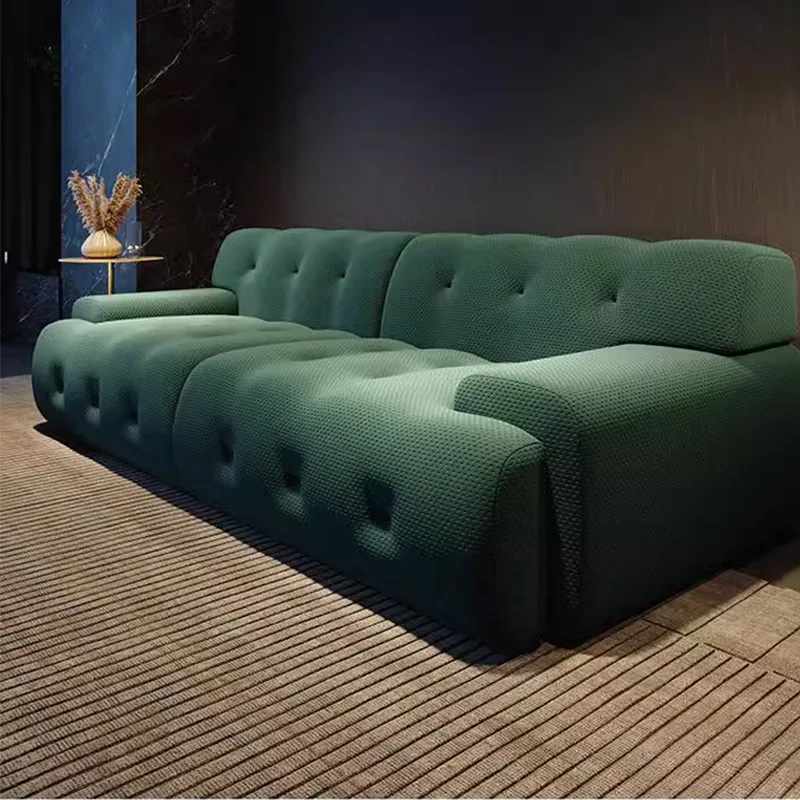 

Customizable Fabric Sofa Modern Living Room Small Unit Foreign Trade Straight Row Compression Sofa