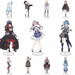 Cute Cartoon Anime Hololive Figures Shirakami Fubuki Natsuiro Matsuri Acrylic Stands Akai Haato Character Model Gifts