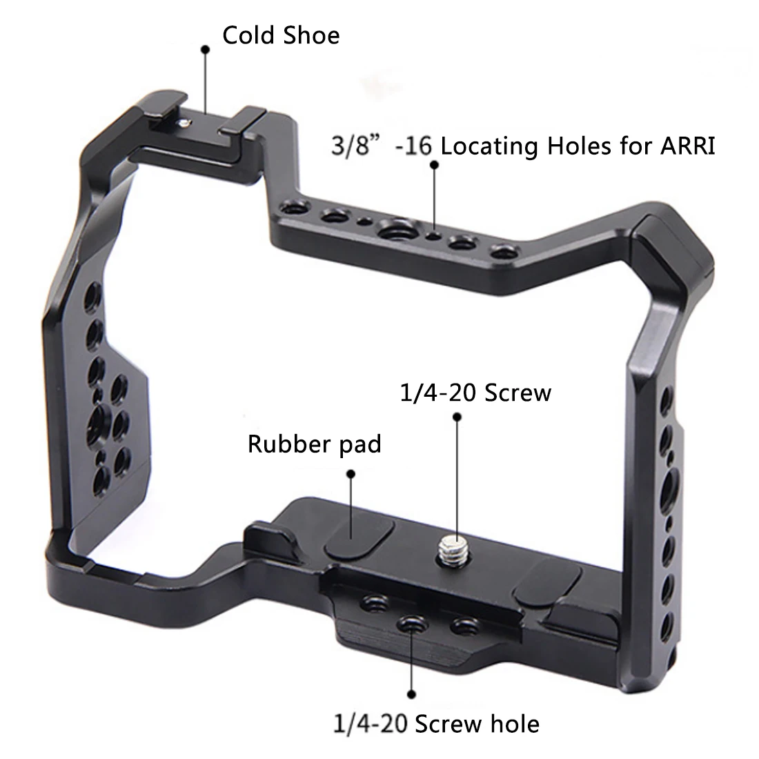 Gabbia per fotocamera Topcine Z50 per accessorio per fotocamera Nikon Z50 con posizionamento 3/8 \