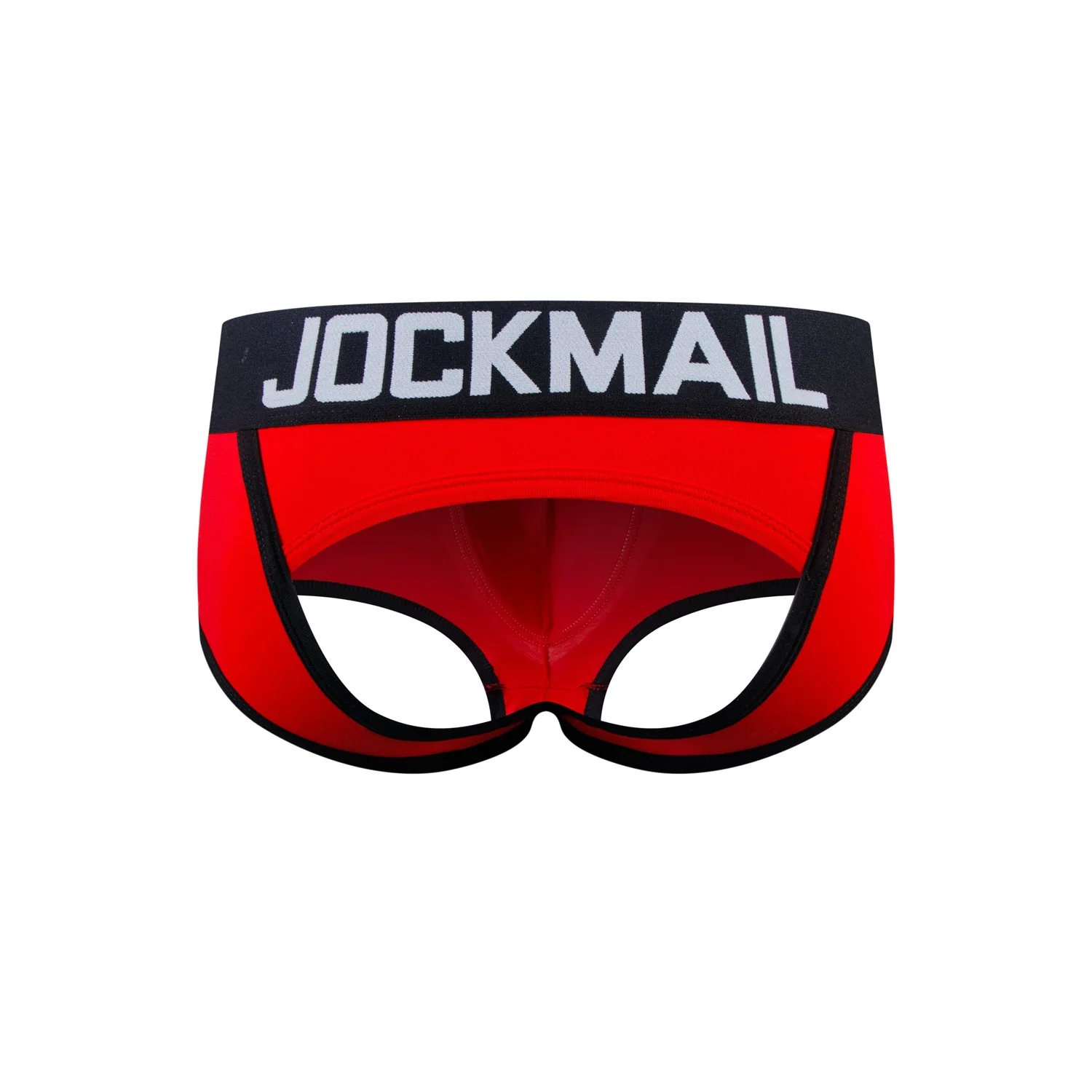 Трусы-боксеры Jockmail мужские эластичные, пикантное нижнее белье из чистого хлопка, открытые трусы, забавные трусы для гомосексуалистов