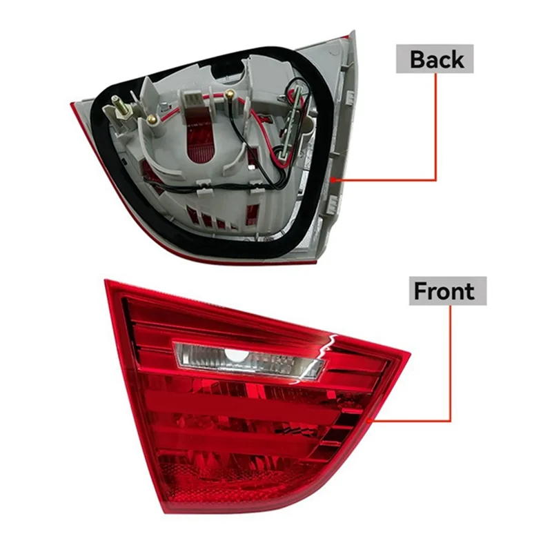 

Sp-1Pair Rear Inner Taillight LED Brake Lamp 63217289427 63217289428 For BMW E90 328I 335I M3 2008-2012 Stop Tail Lamp