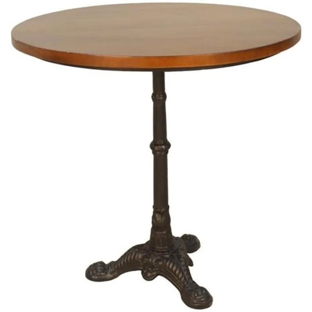 

Velio Mango Wood Table Top Bistro Table in Chestnut and Black