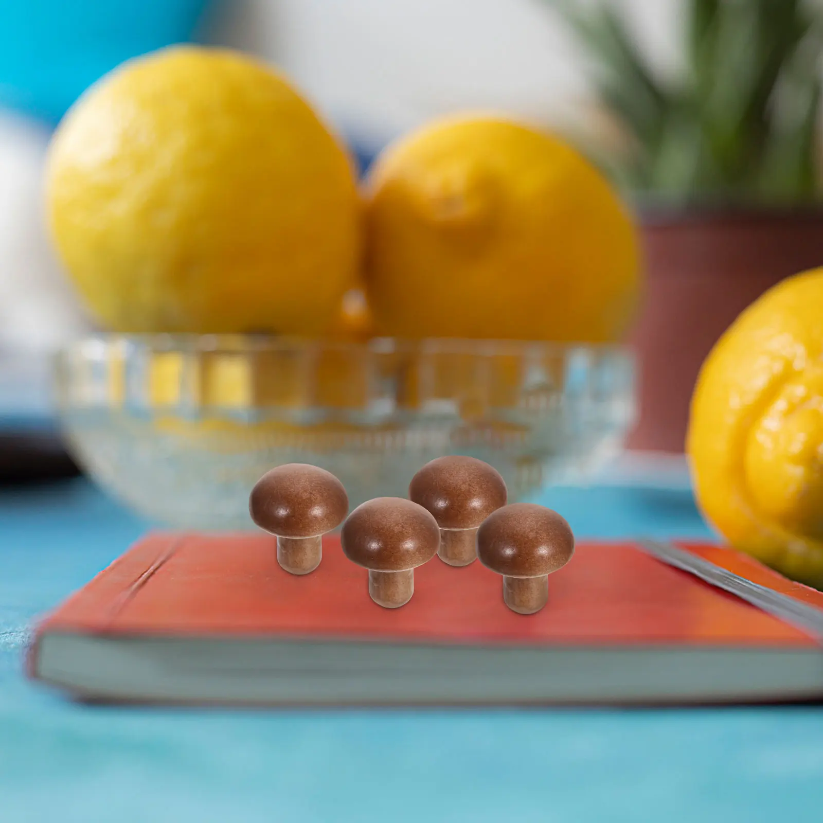 

50pcs Simulated Mushroom Decorations Landscape Foams Ornaments For Desktop Home Garden Display Lightweight Small Size