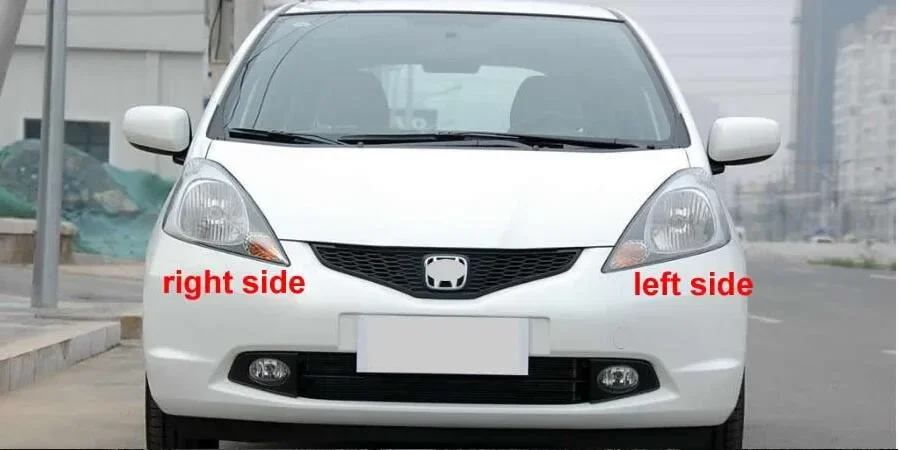 

For Honda Fit Hatchback 2008 2009 2010 Transparent Lampshade Headlamp Cover Lamp Shade Front Headlight Shell Plexiglass