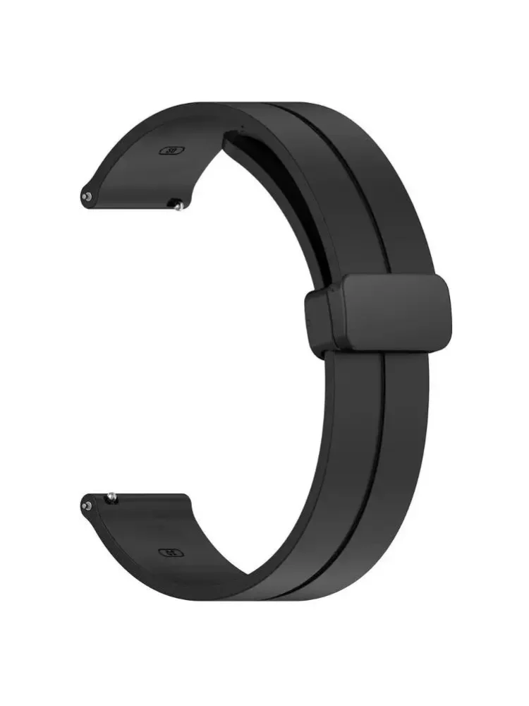 20mm 22mm Armband für Samsung Galaxy Watch 4/5 Pro/classic/gear S3/active 2 Sport Silikon-Magnetschnalle Huawei GT 2 2e 3 Band