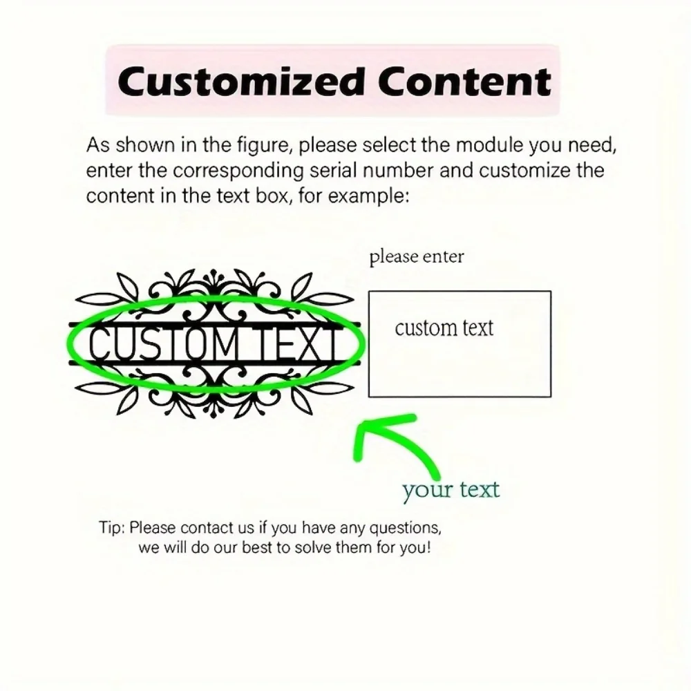 Unique Handmade Custom Metal Wall Art with Exquisite Personalized Lettering Address Waterproof Removable New Home Gift