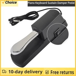 Piano Keyboard Sustain Damper Pedal for Casio Yamaha Roland Electric Piano Electronic Organ  with 1/4