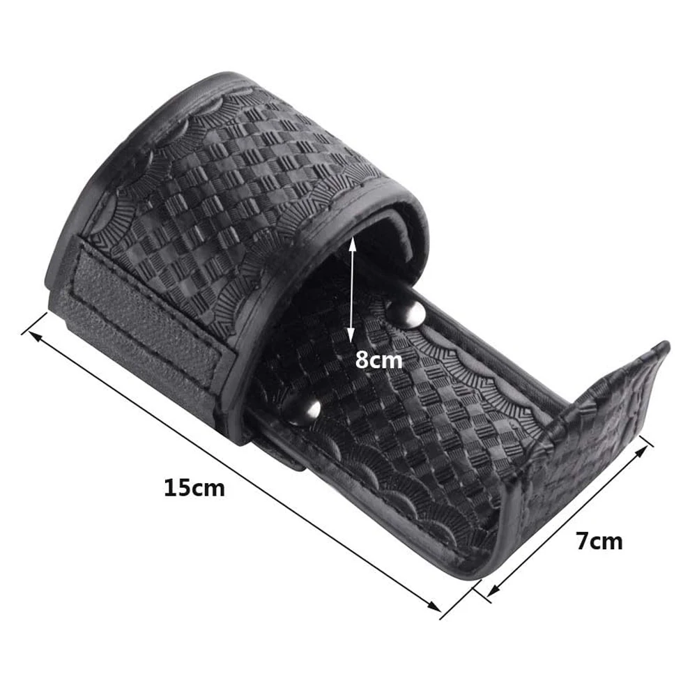 L Style Universal Radio Holder, Basketweave Radio Case Two Way Radio Holder for Motorola MT500, MT1000, MTS2000 and Similar Mode